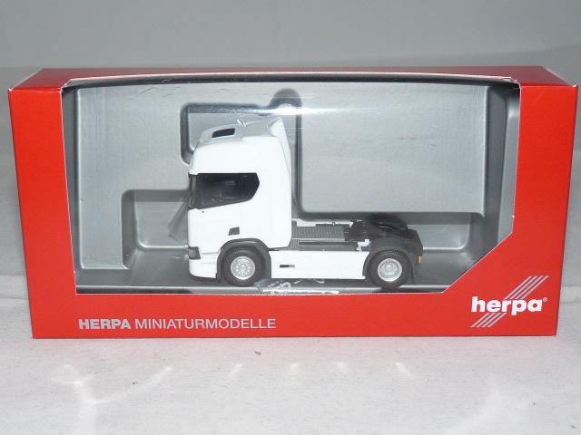 Weiss Herpa 307185-1/87 Scania Cr20 Hd Zugmaschine Neu 