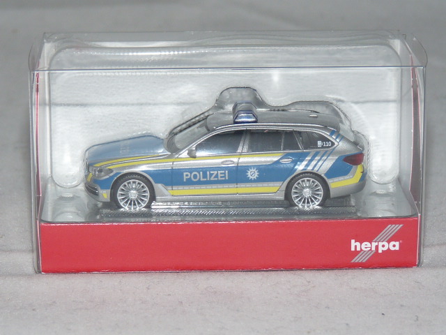 Herpa 094603 BMW 5er Touring Polizei Bayern 1:87 