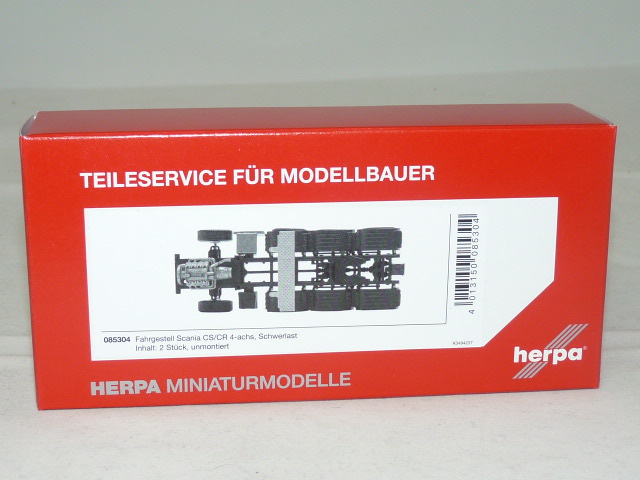 Herpa Fahrgestell Scania CR / CS LowlinerInhalt: 2 Stück 084826