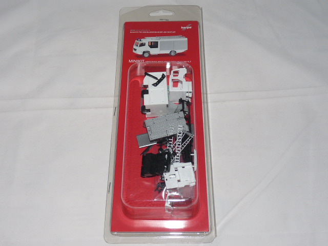 Herpa Modellbausatz MiniKit Mercedes-Benz C-Klasse Kombi mit Warnbalken (2 Stück), Miniatur im Maßstab 1:87, Sammlerstück, Kit für Modellbau, Kunststoff