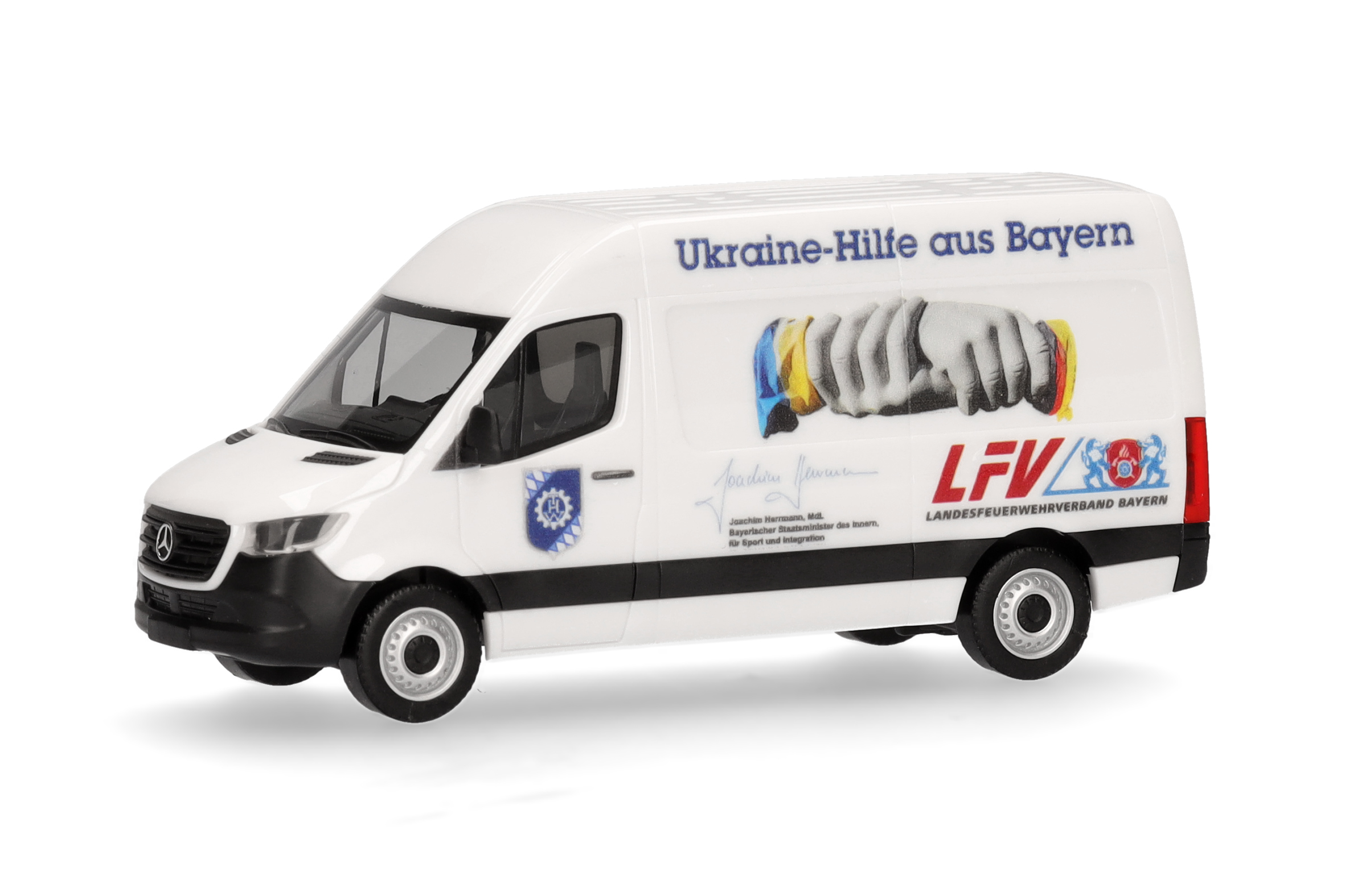 Herpa modèle de Voiture Militaire Mercedes-Benz Sprinter 18 "Bundeswehr