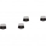 herpa 054423 Rundumleuchte für LKW Signallichter flach, transparent, Sockel schwarz (20 Stück)  1:87 NEU + OVP