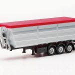 herpa 077057-002 Stahlmulden-Auflieger - silber 1:87 NEU + OVP