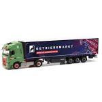 herpa 953900 Iveco S-Way Gardinenplanen-Sattelzug Wandt / Getriebemarkt 1:87 NEU + OVP