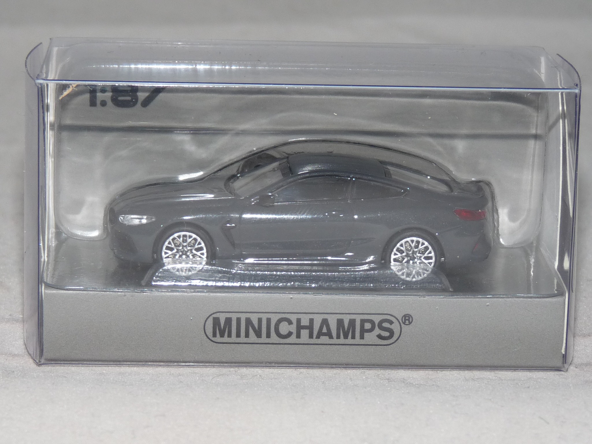 Minichamps 870029024 BMW M8 Coupe 2019 grau met. 1:87 NEU + OVP