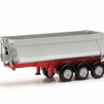 herpa 077026-002 Schmitz Cargobull Kippsattelauflieger mit Stahlmulde - silbermetallic 1:87 NEU + OVP