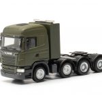 herpa 747059 Scania R09 Highline Schwerlastzugmaschine 4achs Bundeswehr 1:87 NEU + OVP