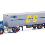 Vorbestellung herpa 87MBS026222 Scania Vabis LB 76 Koffer-Sattelzug "Goedkoop & De Geus" 1:87 NEU + OVP