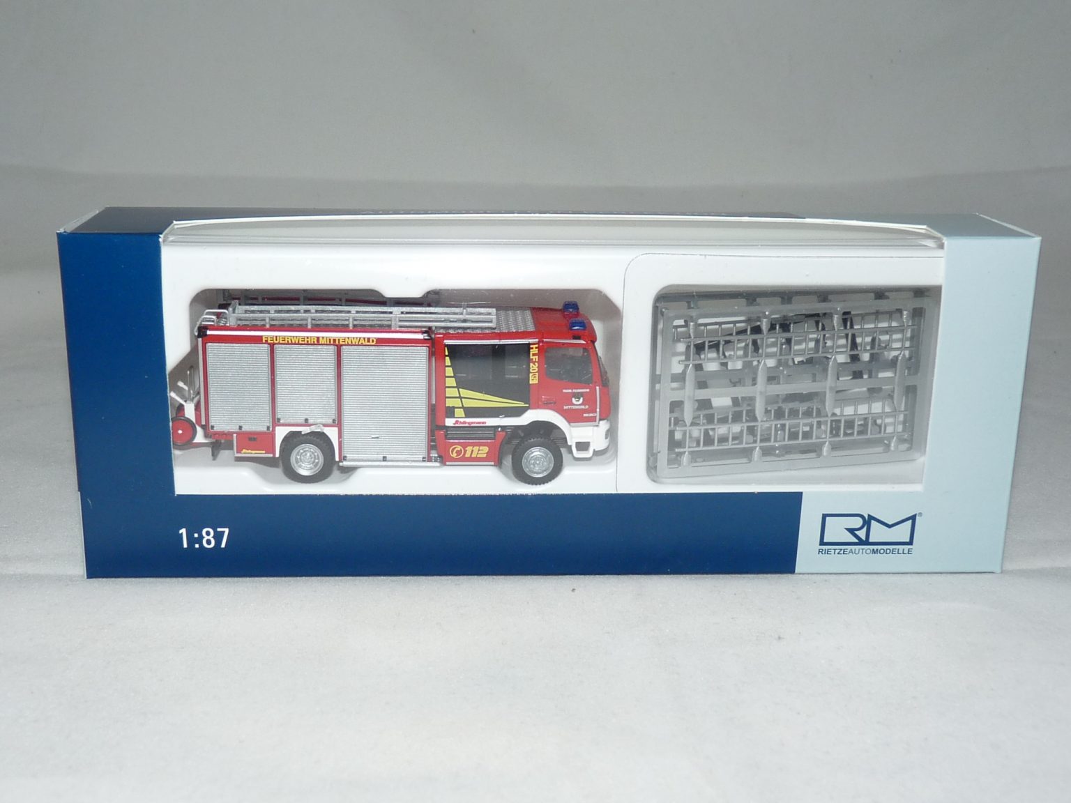 Rietze 72945 Schlingmann Varus HLF Feuerwehr Mittenwald 1:87 NEU + OVP ...
