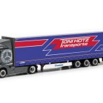 herpa 317573 Mercedes-Benz Actros Streamspace 2.3 15m Lowliner-Sattelzug Toni Hotz 1:87 NEU + OVP
