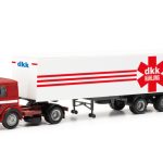 herpa 317924 Roman Diesel Koffer-Sattelzug VEB Kraftverkehr Meißen / DKK Kühlung 1:87 NEU + OVP