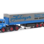 Vorbestellung herpa 87MBS026253 Mercedes-Benz LPS 2032 Planen-Sattelzug "Hübinger" 1:87 NEU + OVP