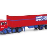 Vorbestellung herpa 87MBS026444 Mercedes-Benz LPS 2032 Koffer-Sattelzug "Weichelt Spedition" 1:87 NEU + OVP