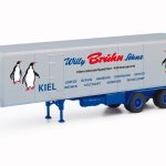 Vorbestellung herpa 87MBS026475 Kühlkofferauflieger "Willy Bruhn Söhne" 1:87 NEU + OVP