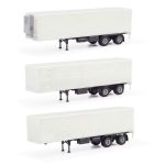 Vorbestellung herpa 87MBS026512 Set mit drei undekorierten Kofferaufliegern 1:87 NEU + OVP