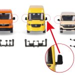 herpa 054508 Spiegel-Set für Transporter (MB Sprinter, VW Crafter/MAN TGE, VW T6.1), je 5 Stück 1:87 NEU + OVP