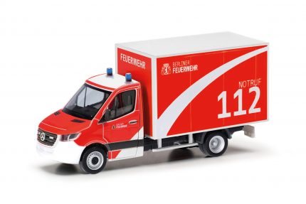 herpa 097956 Mercedes-Benz Sprinter ´18 Koffer Berliner Feuerwehr 1:87 NEU + OVP