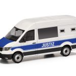 herpa 098021 MAN TGE Kasten Hochdach Justiz 1:87 NEU + OVP