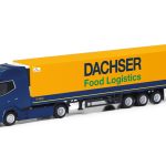 herpa 318099 DAF XG+ Gardinenplanen-Sattelzug Dachser 1:87 NEU + OVP