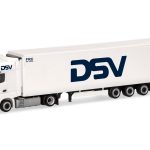 herpa 318198 Mercedes-Benz Actros Bigspace Lowliner-Kühlkoffer-Sattelzug DSV 1:87 NEU + OVP