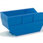 herpa 054621 Absetzmulde groß 15 m³ (für AK16) 2 Stück - blau 1:87 NEU + OVP