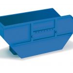 herpa 054676 Absetzmulde klein 7 m³ (für AK12) 2 Stück - blau 1:87 NEU + OVP