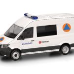 herpa 097963 VW Crafter Halbbus Hochdach Malteser / Zivilschutz 1:87 NEU + OVP