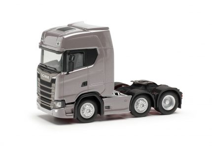 herpa 307543-004 Scania CS 20 HD 6x2 Zugmaschine - grau 1:87 NEU + OVP