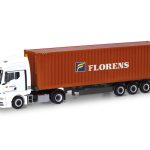 herpa 318228 MAN TGX GM Container-Sattelzug Schmid / Florens 1:87 NEU + OVP
