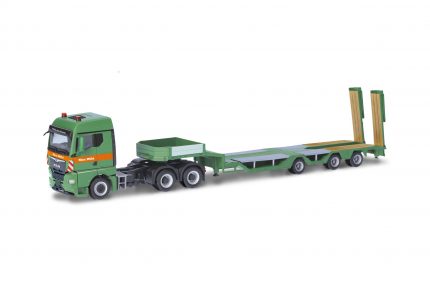 herpa 318273 MAN TGX GM Allrounder Tieflade-Sattelzug Max Wild 1:87 NEU + OVP