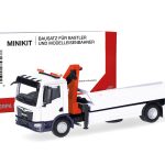 herpa 014052 MiniKit MAN TGM Plateau-Abschlepp-LKW mit Kran  1:87 NEU + OVP