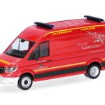 herpa 098236 VW Crafter Kasten Hochdach Freiwillige Feuerwehr Laatzen  1:87 NEU + OVP