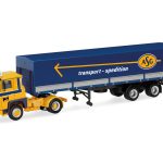 herpa 318716 Scania 141 Planen-Sattelzug ASG  1:87 NEU + OVP
