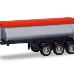 herpa 076906-002 Thermomuldenauflieger 3achs - silber  1:87 NEU + OVP