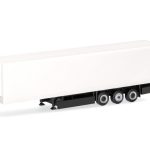 herpa 077071 Krone E-Trailer Kühlkofferauflieger 3achs - weiß 1:87 NEU + OVP