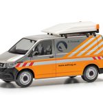 herpa 098274 VW T6.1 Kasten mit beigelgtem Dachaufbau ASFINAG 1:87 NEU + OVP