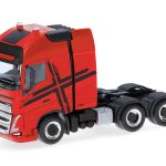 herpa 318624-002 Volvo FH 16 GL XL 2020 Zugmaschine mit Schwerlastturm 3achs - rot-schwarz 1:87 NEU + OVP