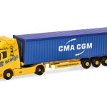 herpa 318822 Volvo FH GL XL 2020 Container-Sattelzug acargo / CMA-CGM 1:87 NEU + OVP