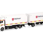 herpa 318945 MAN TGX GX Wechselkoffer-Hängerzug Malteser Bad Reichenhall 1:87 NEU + OVP