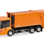 herpa 319003 Mercedes-Benz Econic Pressmüllfahrzeug FAUN VARIOPRESS - kommunalorange 1:87 NEU + OVP