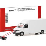 herpa 014076 MiniKit MAN TGE / VW Crafter Paketverteilfahrzeug - weiß 1:87 NEU + OVP