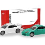 herpa 014083 MiniKit Porsche 911 GT3   Grandprix Weiß und hellgrün - 2 Stück 1:87 NEU + OVP