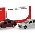 herpa 014113 MiniKit Renault Laguna Sienarot und Arktisweiß - 2 Stück 1:87 NEU + OVP