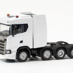herpa 315753-003 Scania CS 20 ND Schwerlastzugmaschine 4achs - weiß 1:87 NEU + OVP