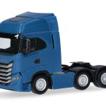 herpa 317122-003 Iveco S-Way Zugmaschine 3achs  - verkehrsblau 1:87 NEU + OVP