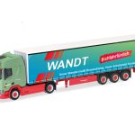 herpa 318600 Scania CR 20 HD Gardinenplanen-Sattelzug Wandt/BGL 1:87 NEU + OVP