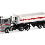 herpa 319164 MAN TGS TN Kipp-Sattelzug Herzer  1:87 NEU + OVP