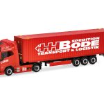 herpa 319249 Volvo FH GL XL Electric 40ft Container-Sattelzug HH Bode 1:87 NEU + OVP