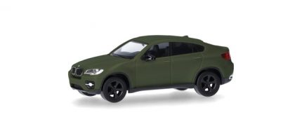 Vorbestellung herpa 024037-005 BMW X6 (E71) - mattoliv 1:87 NEU + OVP