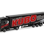 herpa 318068 DAF XG+ Gardinenplanen-Sattelzug KUBO 1:87 NEU + OVP